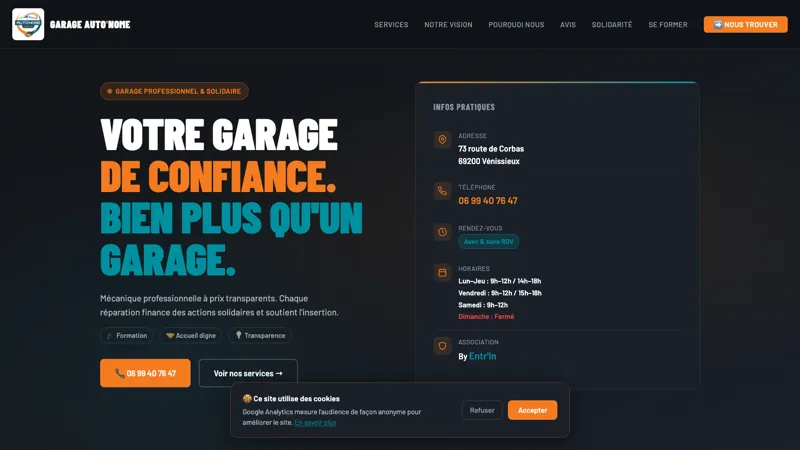 garage.entrin.fr : le garage qui la finance